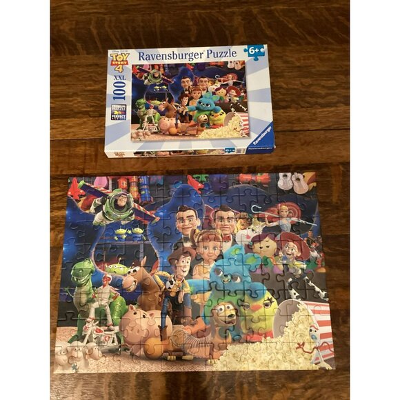 Ravensburger Puzzle Toy Story 4 XXL 100 Piece Puzzle 19" x 14" - Picture 1 of 4